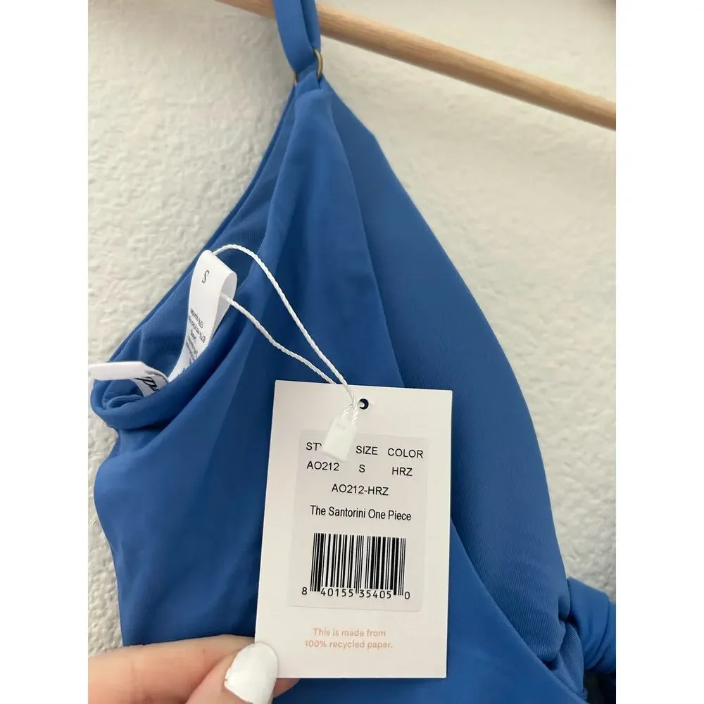 Andie Swim the Santorini One Piece in Horizon Blue S NWT